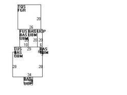 39 Staniford St, Newton MA  02466-1108 floor plan