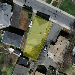 17 Adams Ave, Newton MA 02465-1001 aerial view