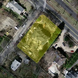 1438 Commonwealth Ave, Newton MA  02465-2830 aerial view