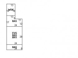 872 Watertown St, Newton MA 02465-2140 floor plan