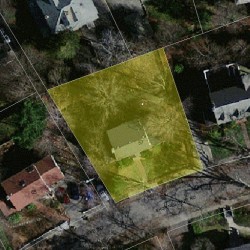 57 Shornecliffe Rd, Newton MA 02458-2437 aerial view