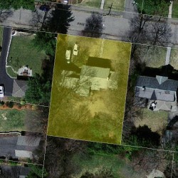 108 Pine Ridge Rd, Newton MA 02468-1617 aerial view