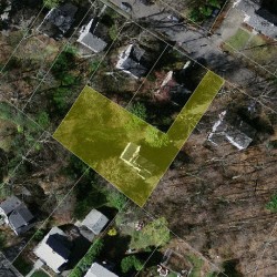 164 Elgin St, Newton MA  02459-2302 aerial view