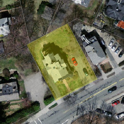 465 Auburn St, Newton MA 02466-1803 aerial view