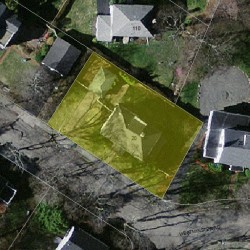 20 Glen Rd, Newton MA  02459-2323 aerial view