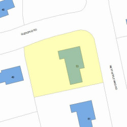 53 Boulevard Rd, Newton MA 02459-1203 plot plan
