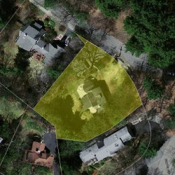 270 Waban Ave, Newton MA 02468-2151 aerial view