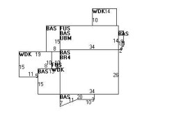 302 Winchester St, Newton MA 02461-2051 floor plan