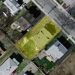 21 Adams St, Newton MA  02460-1202 aerial view