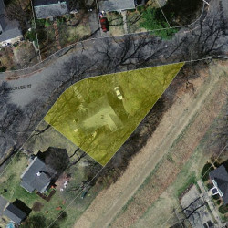 2 Terrace Ave, Newton MA 02461-1427 aerial view