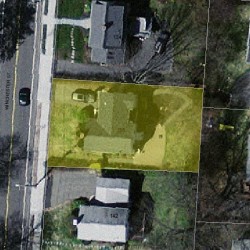 138 Winchester St, Newton MA 02461-2130 aerial view