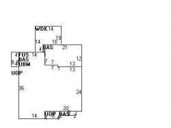 150 Eastbourne Rd, Newton MA 02459-1606 floor plan
