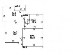 184 Paulson Rd, Newton MA 02468-1230 floor plan