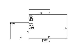19 Madison Ave, Newton MA 02460-1904 floor plan