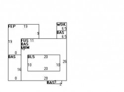 11 Freeman St, Newton MA  02466-1205 floor plan