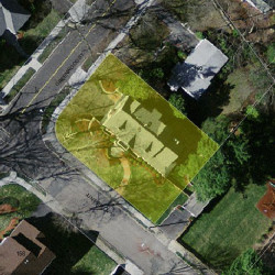 6 Juniper Ln, Newton MA  02459-2861 aerial view