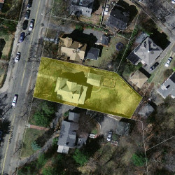 1058 Walnut St, Newton MA 02461-1249 aerial view