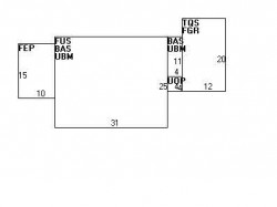 436 Waban Ave, Newton MA  02468-1352 floor plan