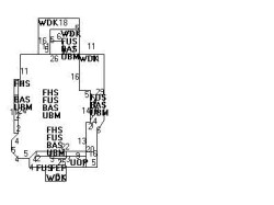 215 Highland Ave, Newton MA 02465-2511 floor plan
