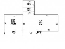 170 Dartmouth St, Newton MA  02465-2839 floor plan