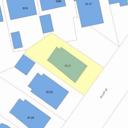 21 Elliot St, Newton MA 02461-1604 plot plan