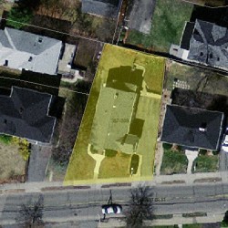 309 Webster St, Newton MA  02466-2105 aerial view