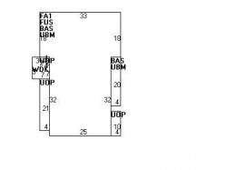 17 Bridges Ave, Newton MA  02460-2016 floor plan