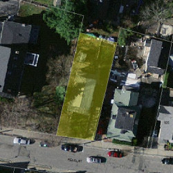 113 Pearl St, Newton MA 02458-1509 aerial view