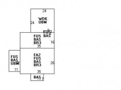 297 Woodward St, Newton MA 02468-2011 floor plan