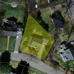 74 Colbert Rd, Newton MA 02465-2907 aerial view