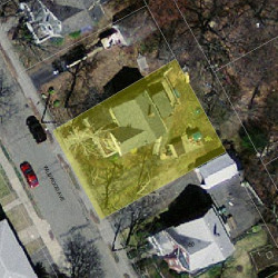 44 Wildwood Ave, Newton MA 02460-1322 aerial view