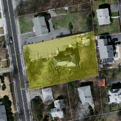 1110 Chestnut St, Newton MA  02464-1307 aerial view