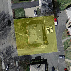 14 Gay St, Newton MA 02460-2213 aerial view