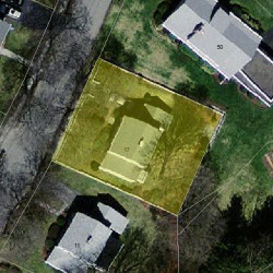 17 Bunker Ln, Newton MA  02465-1705 aerial view