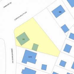 282 Commonwealth Ave, Newton MA 02459 plot plan