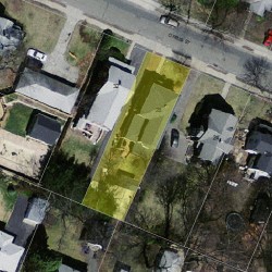 28 Orris St, Newton MA  02466-1312 aerial view