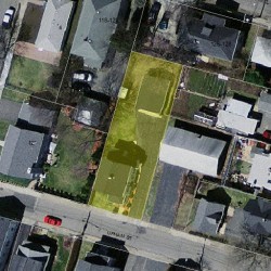 15 Upham St, Newton MA  02465-1519 aerial view