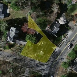5 Marshall St, Newton MA  02459-1653 aerial view