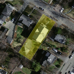 72 Arlington St, Newton MA  02458-2440 aerial view