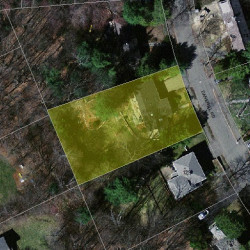 119 Dane Hill Rd, Newton MA  02461-2018 aerial view