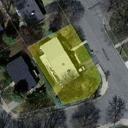 88 Harding St, Newton MA 02465-1337 aerial view