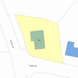 320 Dudley Rd, Newton MA 02459-2828 plot plan