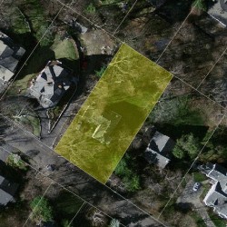 25 Bellevue St, Newton MA  02458-1918 aerial view