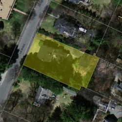 38 Vista Ave, Newton MA 02466-2811 aerial view