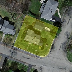 73 Puritan Rd, Newton MA 02468-1705 aerial view