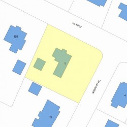 5 Nobscot Rd, Newton MA  02459-1322 plot plan