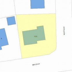 1335 Beacon St, Newton MA 02468-1739 plot plan