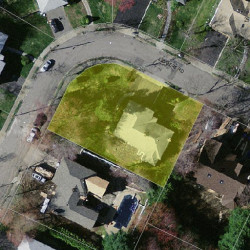 38 Levbert Rd, Newton MA  02459-3063 aerial view