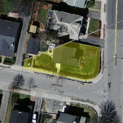 5 Arbor Rd, Newton MA 02465-1142 aerial view