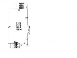 11 Carleton St, Newton MA  02458-1604 floor plan